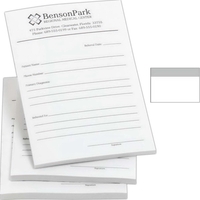 4" x 3" custom sheet notepad; long run.... from ASI 81500 Navitor Inc / Navitor®
