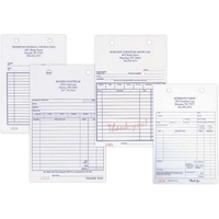 Service Invoice Register Form - 5 3/8" x 8 1/2"