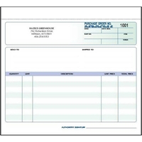 2-part or 3-part purchase order ruled form, 8 1/2" x 7".... from ASI 81500...