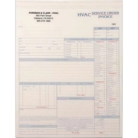 HVAC Service Order/Invoice Form