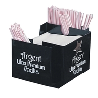 Cocktail Napkin Holder w/Pockets