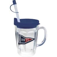 Thermal Double Wall Travel Mug - Embroidered Emblem