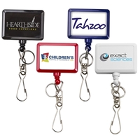 Bamboo JUMBO Rectangle Badge Reel