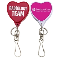 Bamboo JUMBO Heart Badge Reel