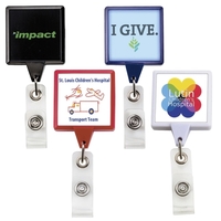 Magnet Back JUMBO Square Badge Reel