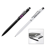 Sleek Ballpoint Pen with Stylus