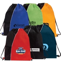Colorblock lightweight drawstring backpack.... from ASI 31517 Admart Products...