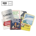 3.5" Square Heavy Weight Pulpboard Coaster w/4 Color Process