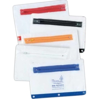 Clear Vinyl Pouches. Trim is available in red, blue, black, yellow,... from...