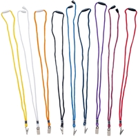 Braided Rope Lanyard w/Bull Dog Clip