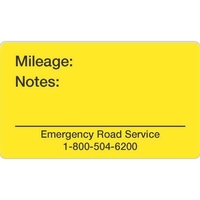 Rectangle-shaped one-color printed label available in multiple sizes.... from...