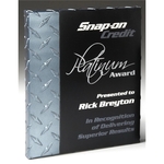Large Diamond Plate Accent Award