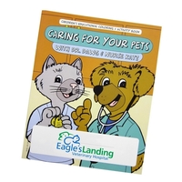 Coloring book about pet care that measures 8" x 10 1/2"... from ASI 92980...