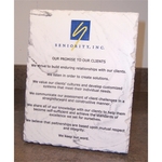 Medium Chiseled Edge Plaque