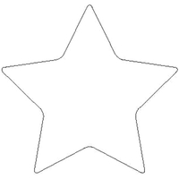 FasTurn® Special Shape Labels - Sheriff Star/Star 4C