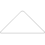 FasTurn® Special Shape Labels - Triangle - 4C