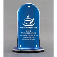 Acrylic arched award.... from ASI 31570 Advantage Industries / AdVantage Line®