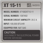 FasTurn® Square Outdoor Labels - 1C