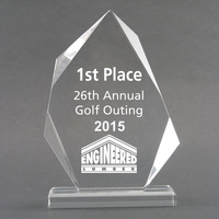 Acrylic arrowhead award.... from ASI 31570 Advantage Industries / AdVantage...