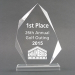 Acrylic arrowhead award