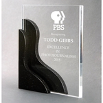 Acrylic granite accent award