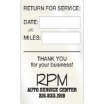 Rectangle Shaped Repositionable Window Decals - 1C