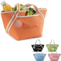 Piccolo - Apricot Orange - Polyester cooler tote with flat... from ASI 56070...