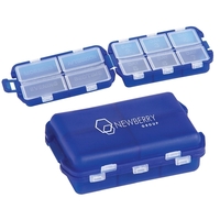 Flip Open Pill Box - 10 Compartment
