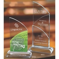 Glass award with customization and multiple size options.... from ASI 71920...