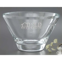 Clear bowl made of optical glass.... from ASI 71920 Moderne Glass Company Inc...