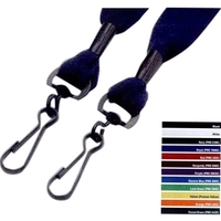3/4" x 16" cotton lanyard with two swivel snap hooks.... from ASI 88060...