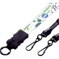 1/2" x 16" polyester dye-sublimated lanyard with snap buckle release and......