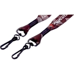 3/4" Dye Sublimated Double Swivel Snap Hook Lanyard