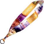 1 1/2" Dye-Sublimated Satin Ribbon Lanyard