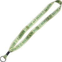 3/4" Dye-Sublimated Waffle Weave Lanyard