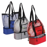 Cooler tote that is PEVA lined can hold 12 cans. ... from ASI 79384 Preferred...
