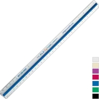 12" Color-Coded Architect Triangular Solid Scale