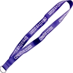 3/4" Imported Nylon Lanyard with Split Ring