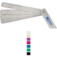 Aluminum 6" drafting fan with architect, engineer and metric scales.... from...