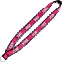 3/4" imported polyester lace trimmed lanyard with metal split ring.... from...
