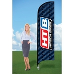 Flutter Flags with Ground Stake-single
