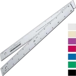12" Straight Edge Ruler Center Finding Back