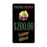 Small Card: 3 1/8" x 1 3/4"... from ASI 75629 PSI Plastic Graphics / Plastic...