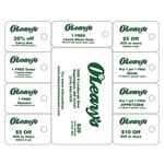 Coupon Pack 1 Card & 9 Key Tags