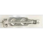 Small Locking Jewelers Badge Fastener Pin (3/4")