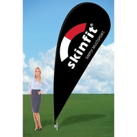11' teardrop flag with ground stake and double sided, dye sublimated... from...