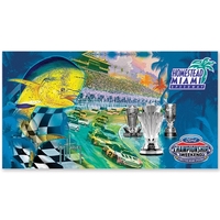 18" x 24" floor mat made of 100% polyester non-woven material... from ASI...