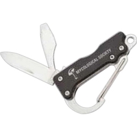 Mini clip knife: Knife features carabiner clip.... from ASI 93130 Utica...