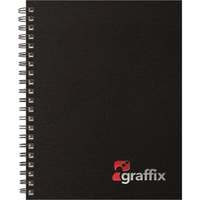 8.5" x 11" large journal with textured carbon or mesh paperboard... from ASI...