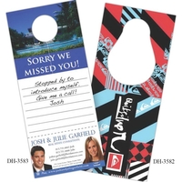 USA Made Parking Permit - Door Hanger - Rectangle 3.5"x8.25"